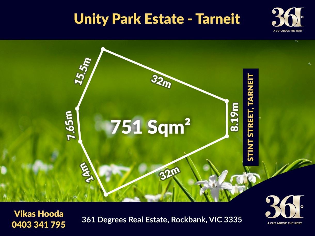 Nomination Land for sale in UNITY PARK !!!