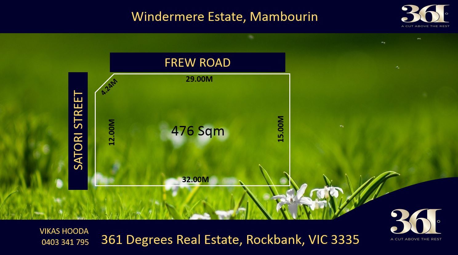 476 Sqm Land Available in Windermere Estate Mambourin!!!