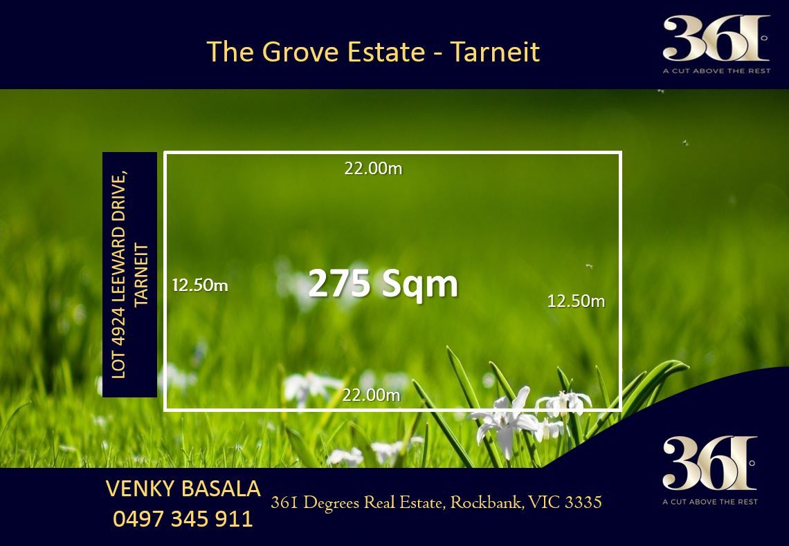 Premium Land for first home buyers and investors near “The Grove” wetlands!!!