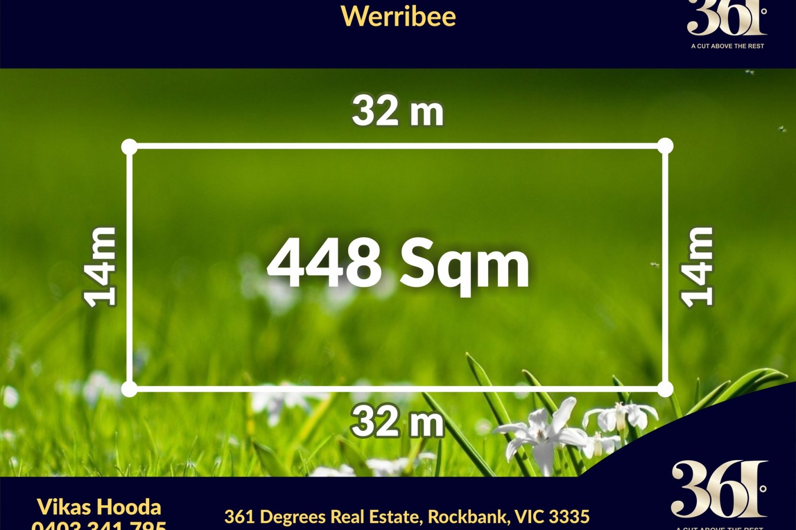448 Sqm Block of Land for Sale in Werribee!!!