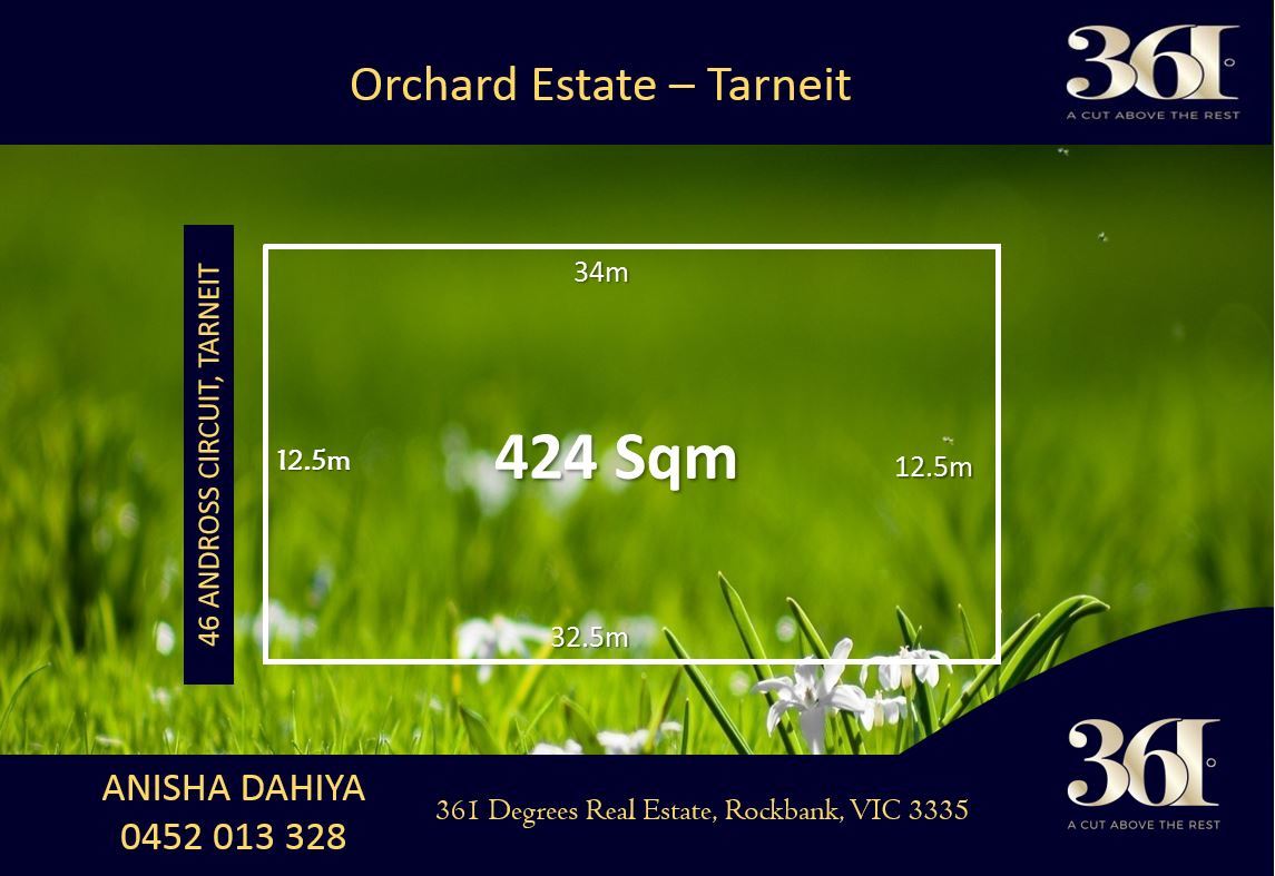424 Sqm Titled Land for Sale in Orchard Estate Tarneit !!!